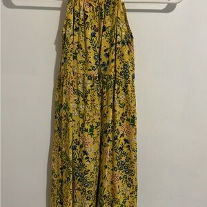 Old Navy Yellow Floral Dress